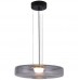 Φωτιστικό Κρεμαστό LED 12W 230V 1644lm Θερμό Φως Smoky Glass 4069